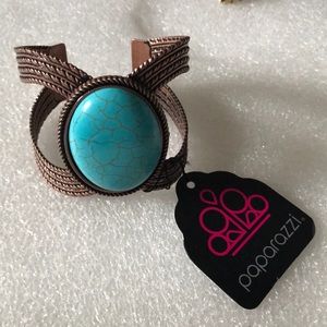 Santa Rosa turquoise copper cuff